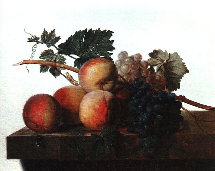 John Johnston Still Life with Fruit fhf France oil painting art
